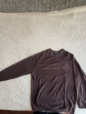 Hugo Boss Chocolate Brown Crew Neck Sweater XXL